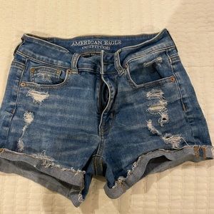 american eagle jean shorts